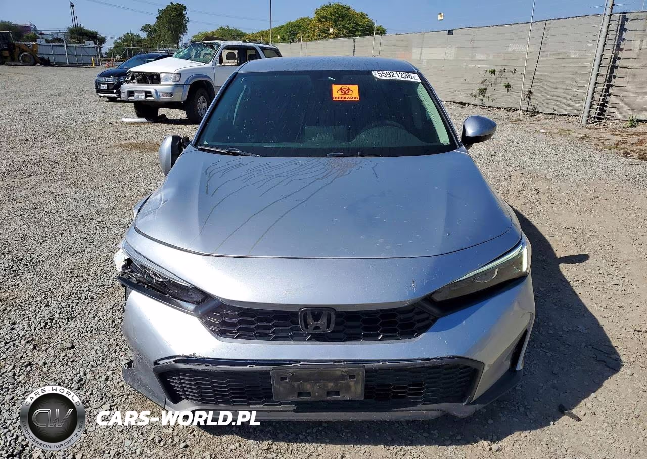 2025 Honda Civic Lx VIN:2HGFE2F22SH580724 - 5