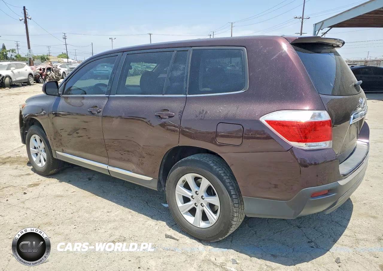 2012 Toyota Highlander Base VIN:5TDZA3EH7CS030702 - 2
