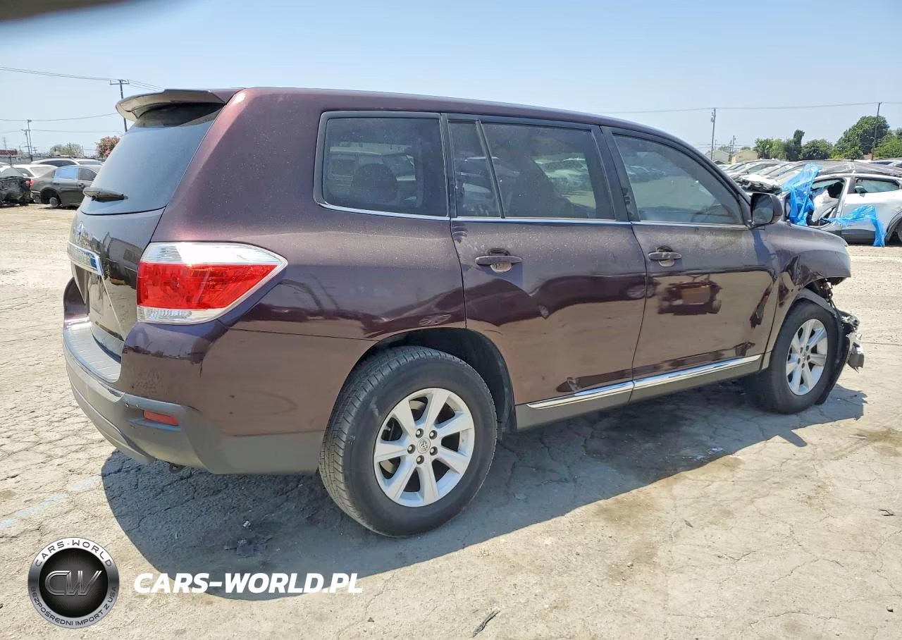 2012 Toyota Highlander Base VIN:5TDZA3EH7CS030702 - 3
