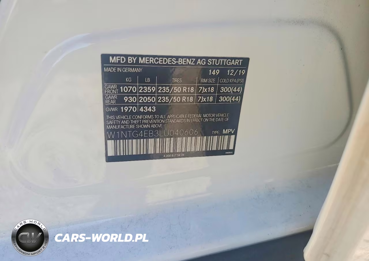 2020 Mercedes-Benz Gla 250 VIN:W1NTG4EB3LU040606 - 13