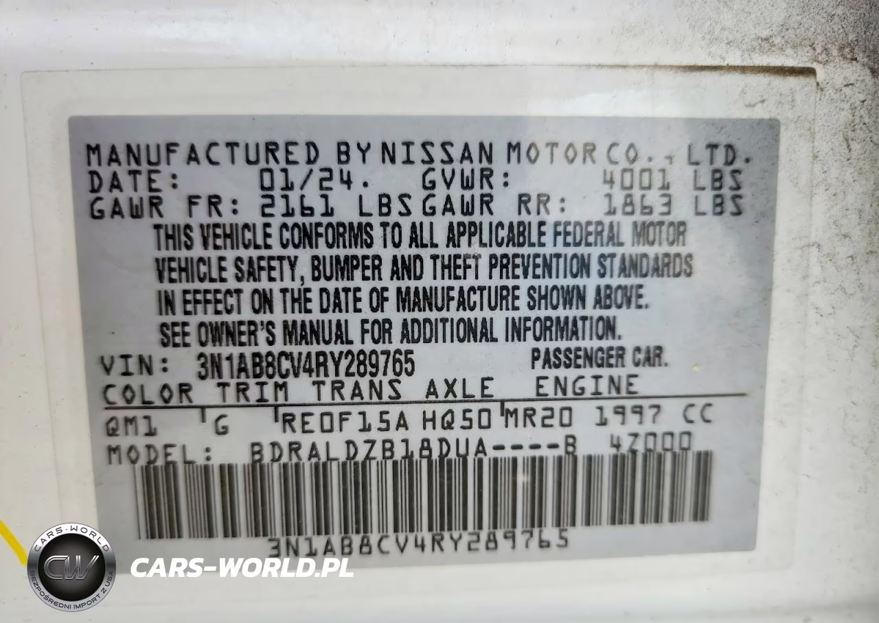 2024 Nissan Sentra Sv VIN:3N1AB8CV4RY289765 - 13