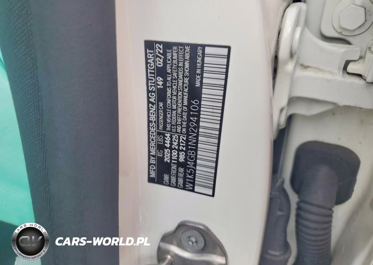 2022 Mercedes-Benz Cla 250 VIN:W1K5J4GB1NN294106 - 12