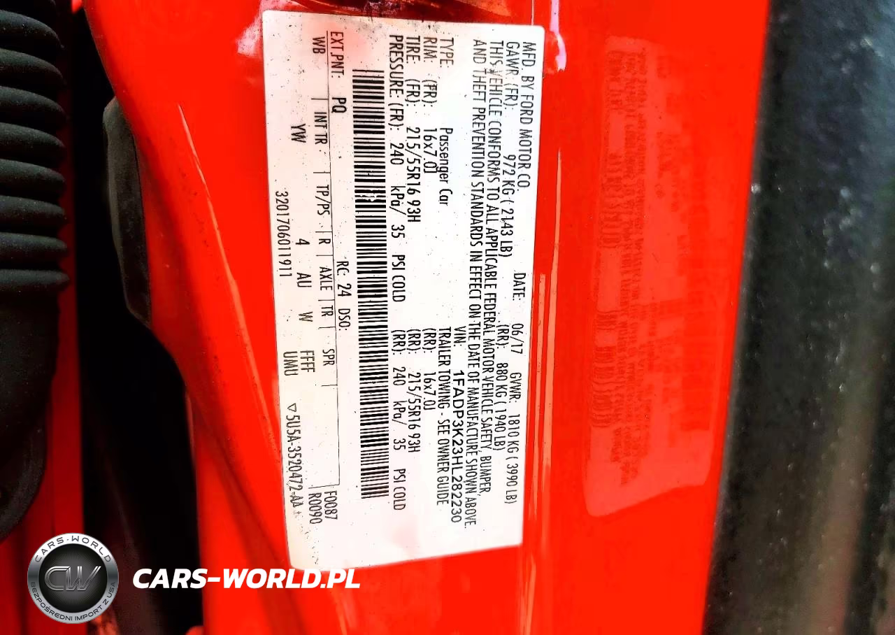 2017 Ford Focus Se VIN:1FADP3K23HL282230 - 12
