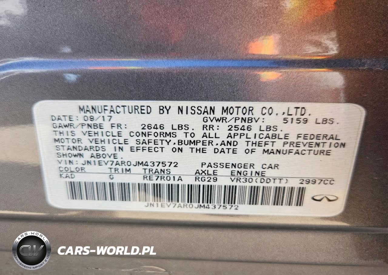 2018 Infiniti Q50 3.0T Luxe VIN:JN1EV7AR0JM437572 - 13