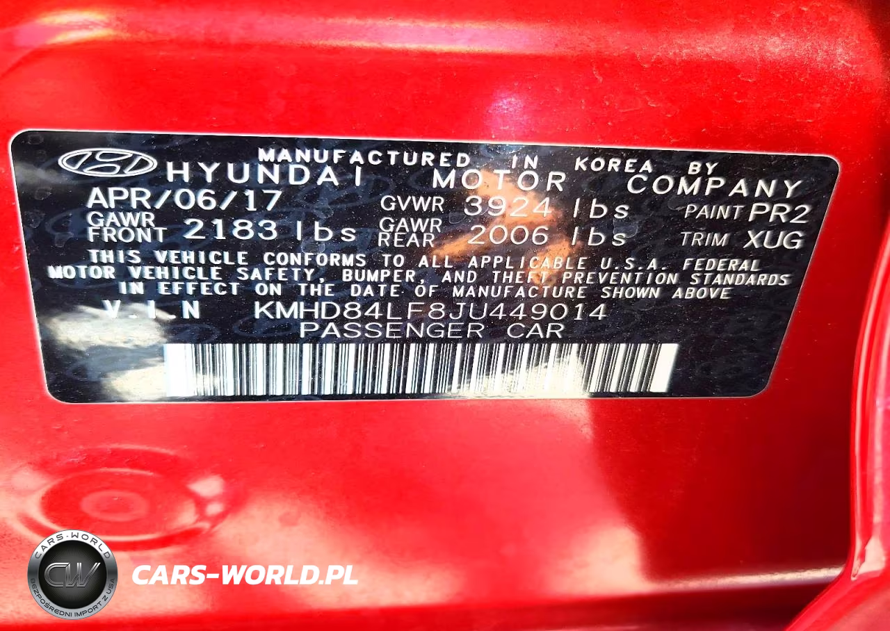 2018 Hyundai Elantra Limited VIN:KMHD84LF8JU449014 - 12