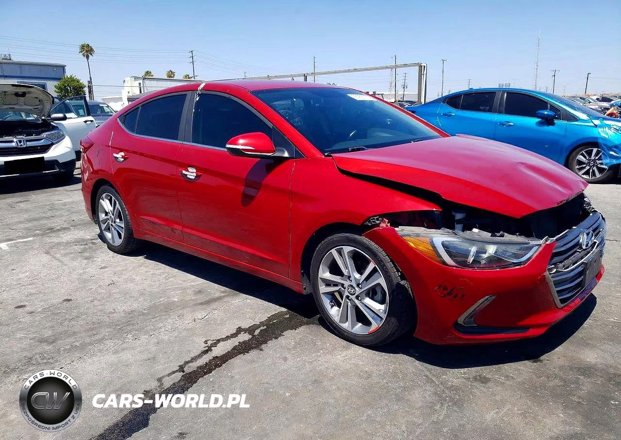2018 Hyundai Elantra Limited VIN:KMHD84LF8JU449014 - 4