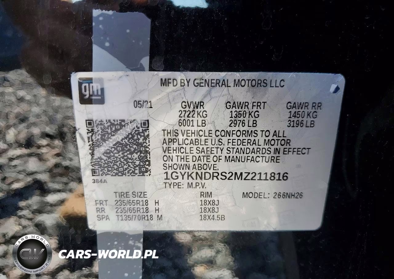 2021 Cadillac Xt5 Premium Luxury VIN:1GYKNDRS2MZ211816 - 13