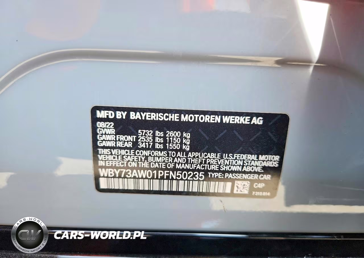 2023 BMW I4 Edrive 40 VIN:WBY73AW01PFN50235 - 12