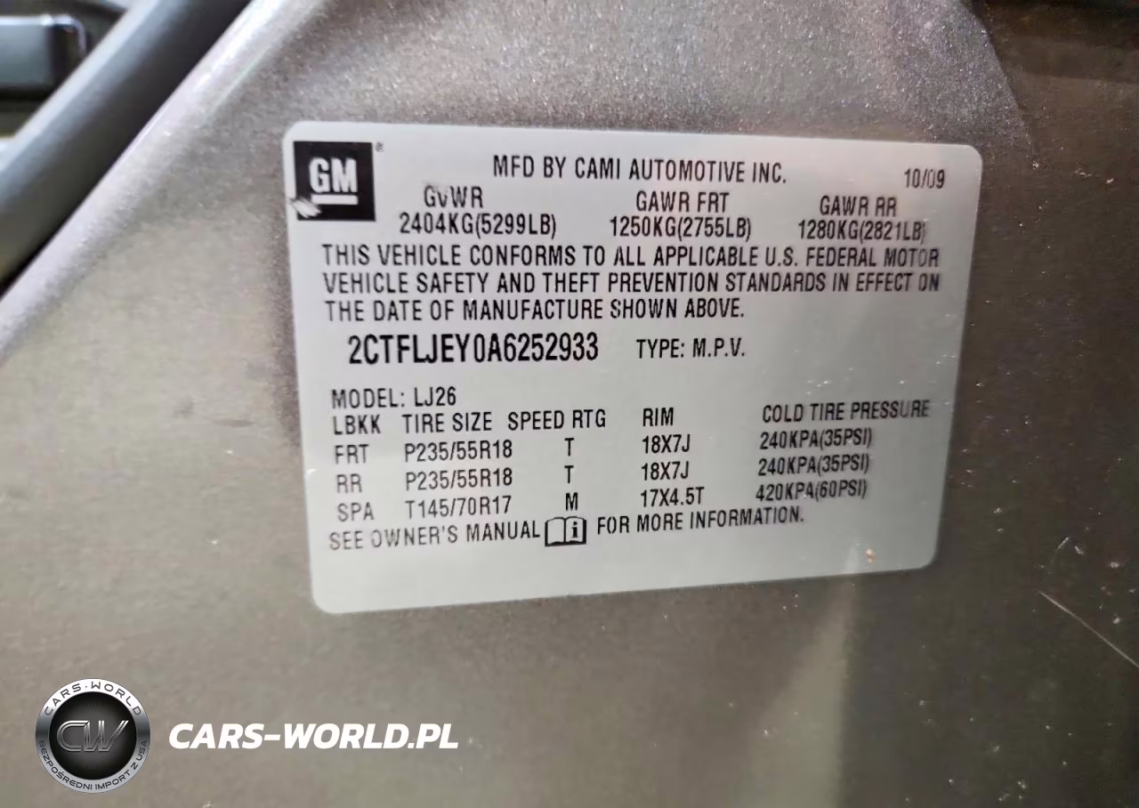2010 GMC Terrain Slt VIN:2CTFLJEY0A6252933 - 13