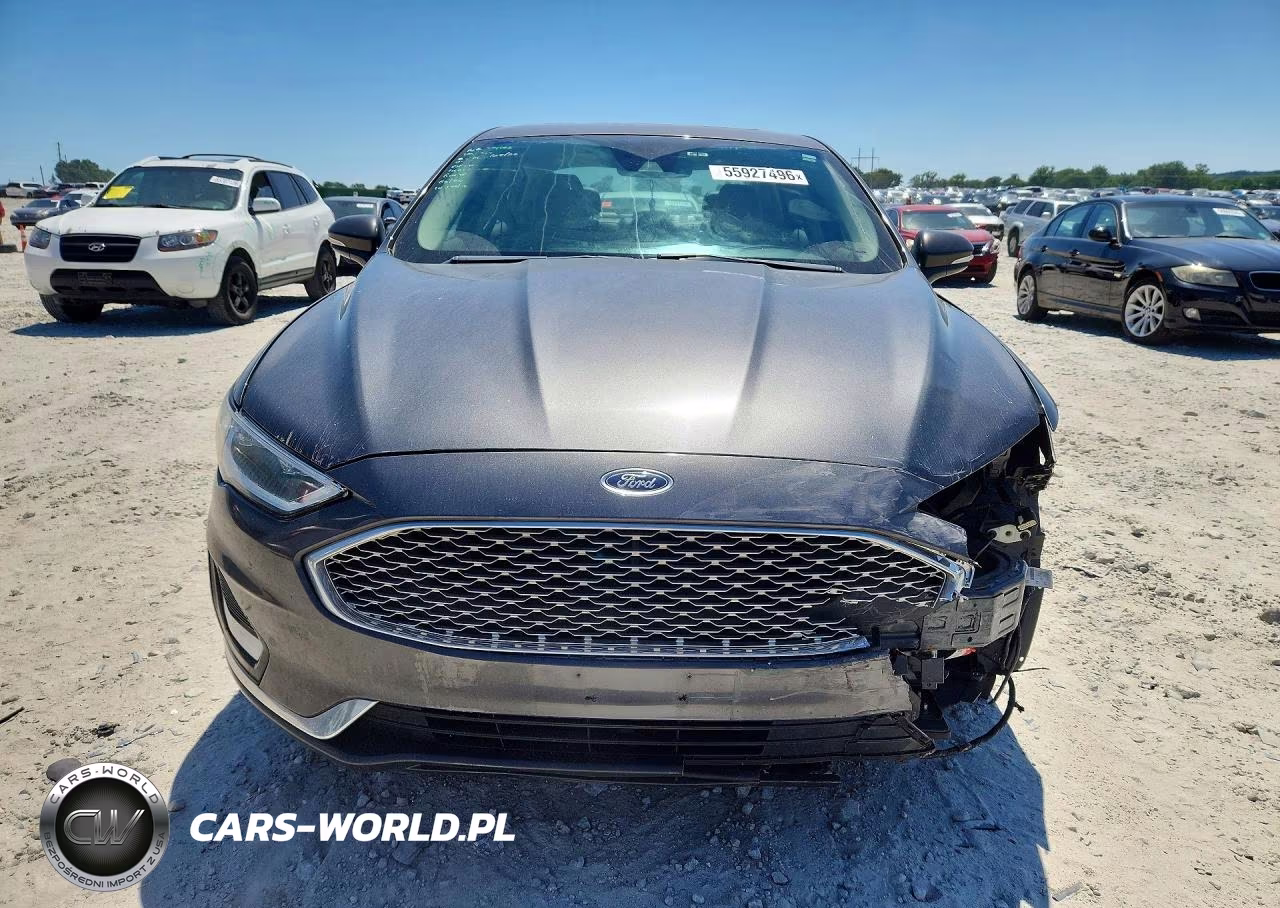 2019 Ford Fusion Titanium VIN:3FA6P0RU3KR257853 - 5