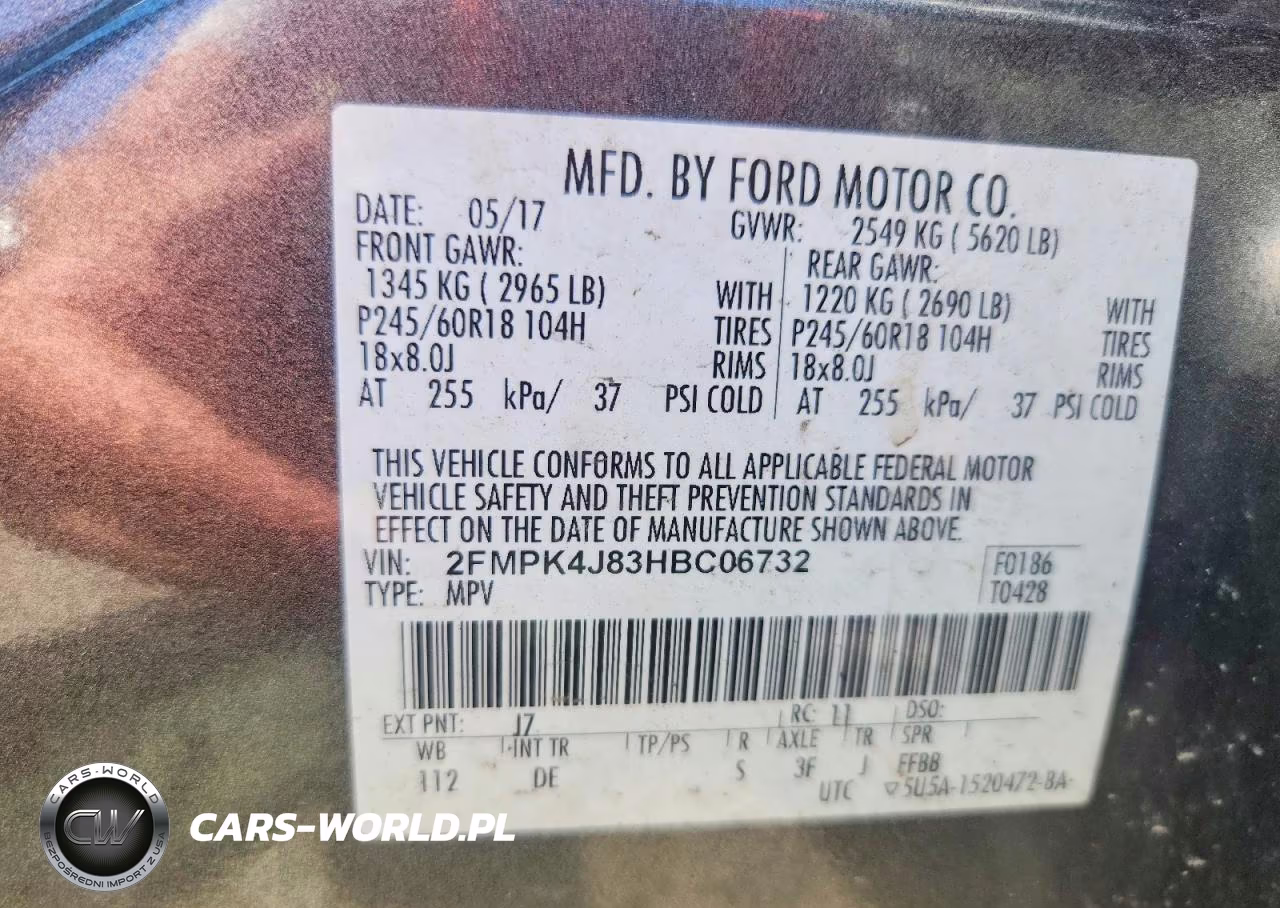 2017 Ford Edge Sel VIN:2FMPK4J83HBC06732 - 13