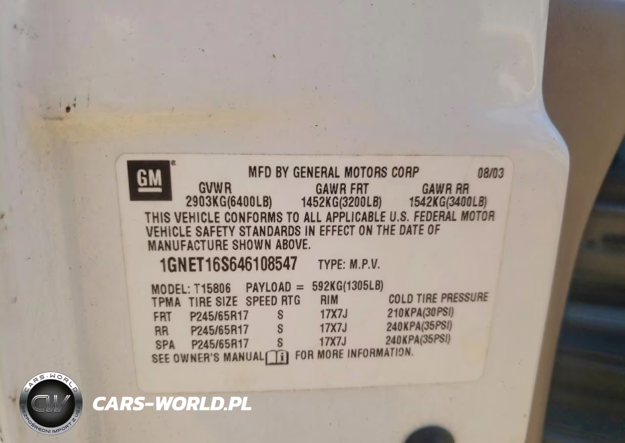 2004 Chevrolet Trailblazer Ext Ls VIN:1GNET16S646108547 - 14