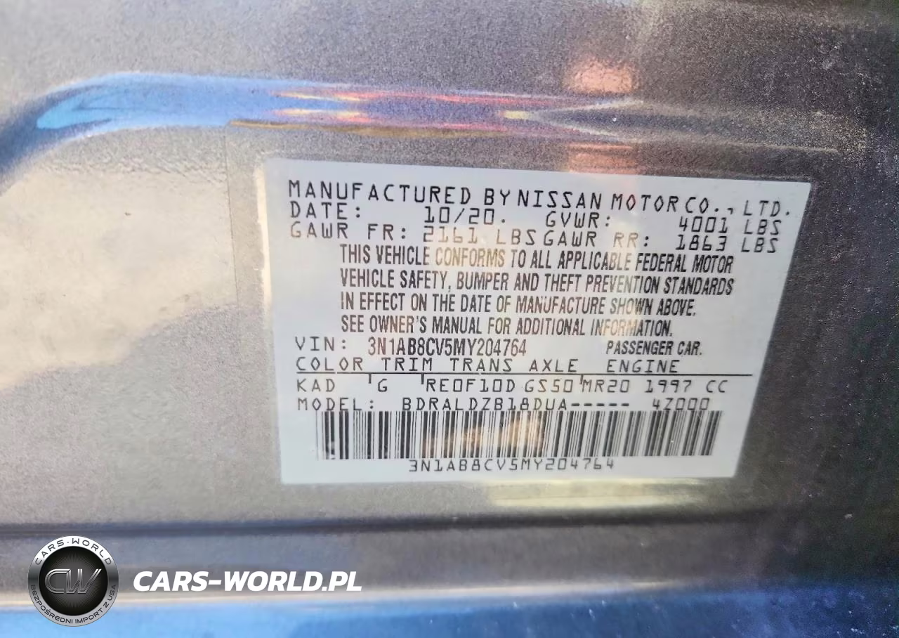 2021 Nissan Sentra Sv VIN:3N1AB8CV5MY204764 - 12