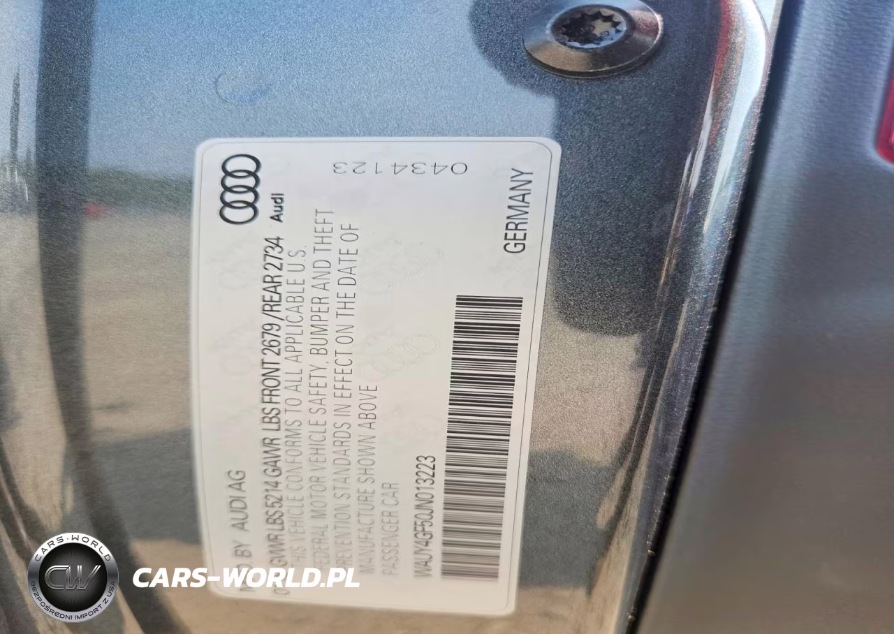 2018 Audi S5 Premium Plus VIN:WAUY4GF50JN013223 - 12