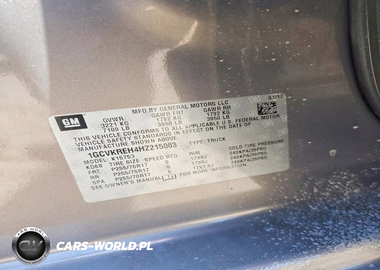 2017 CHEVROLET SILVERADO K1500 LT VIN:1GCVKREH4HZ215083 - 12