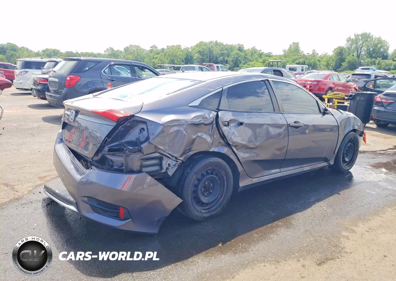 2019 Honda Civic Lx VIN:2HGFC2F68KH596743 - 3