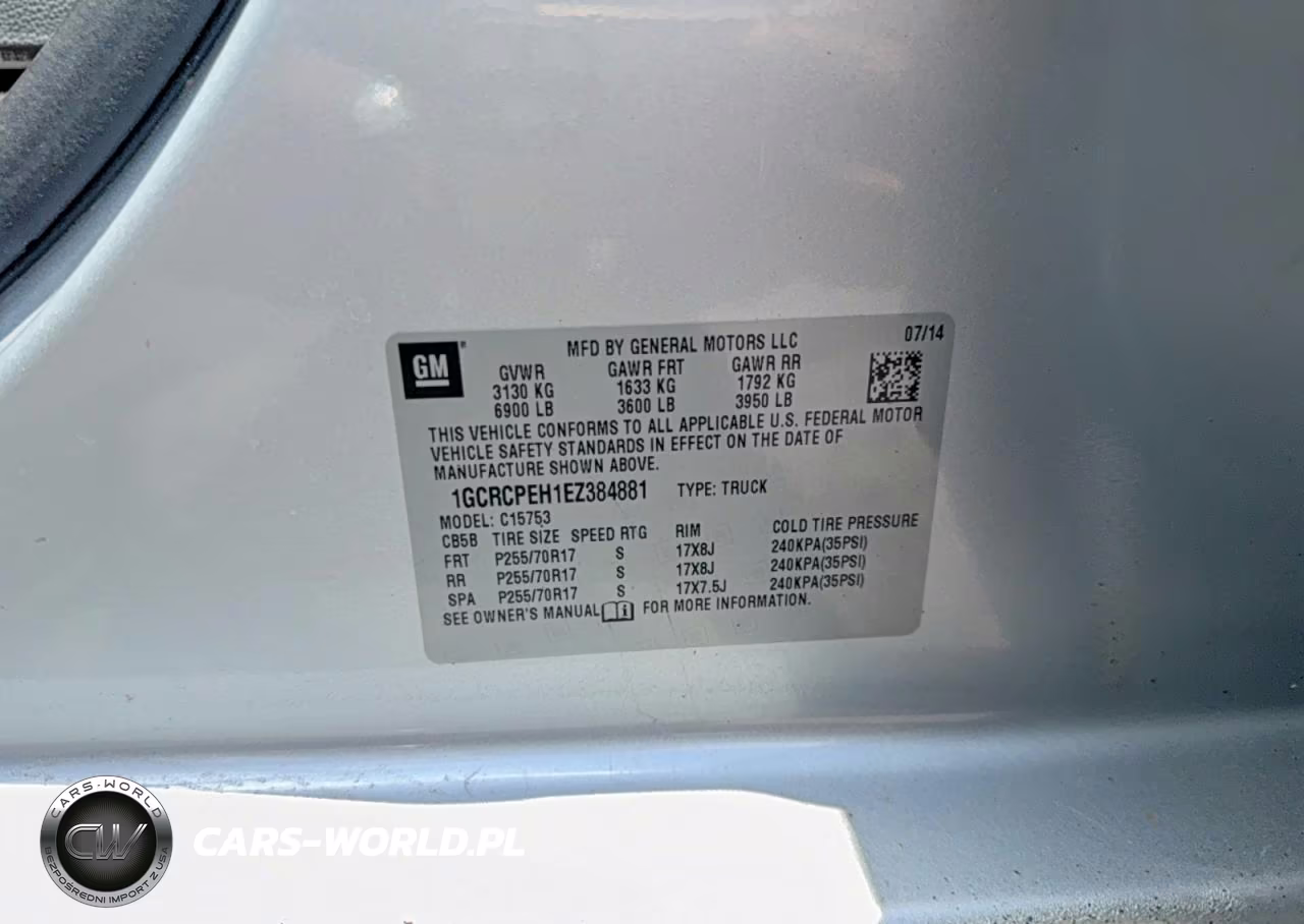 2014 Chevrolet Silverado C1500 VIN:1GCRCPEH1EZ384881 - 10