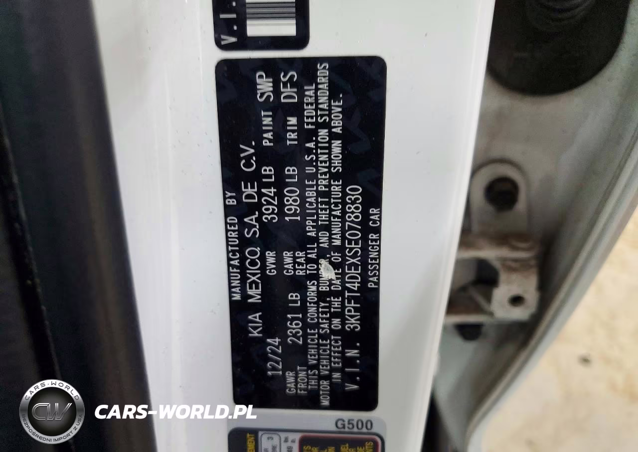 2025 Kia K4 Lxs VIN:3KPFT4DEXSE078830 - 12