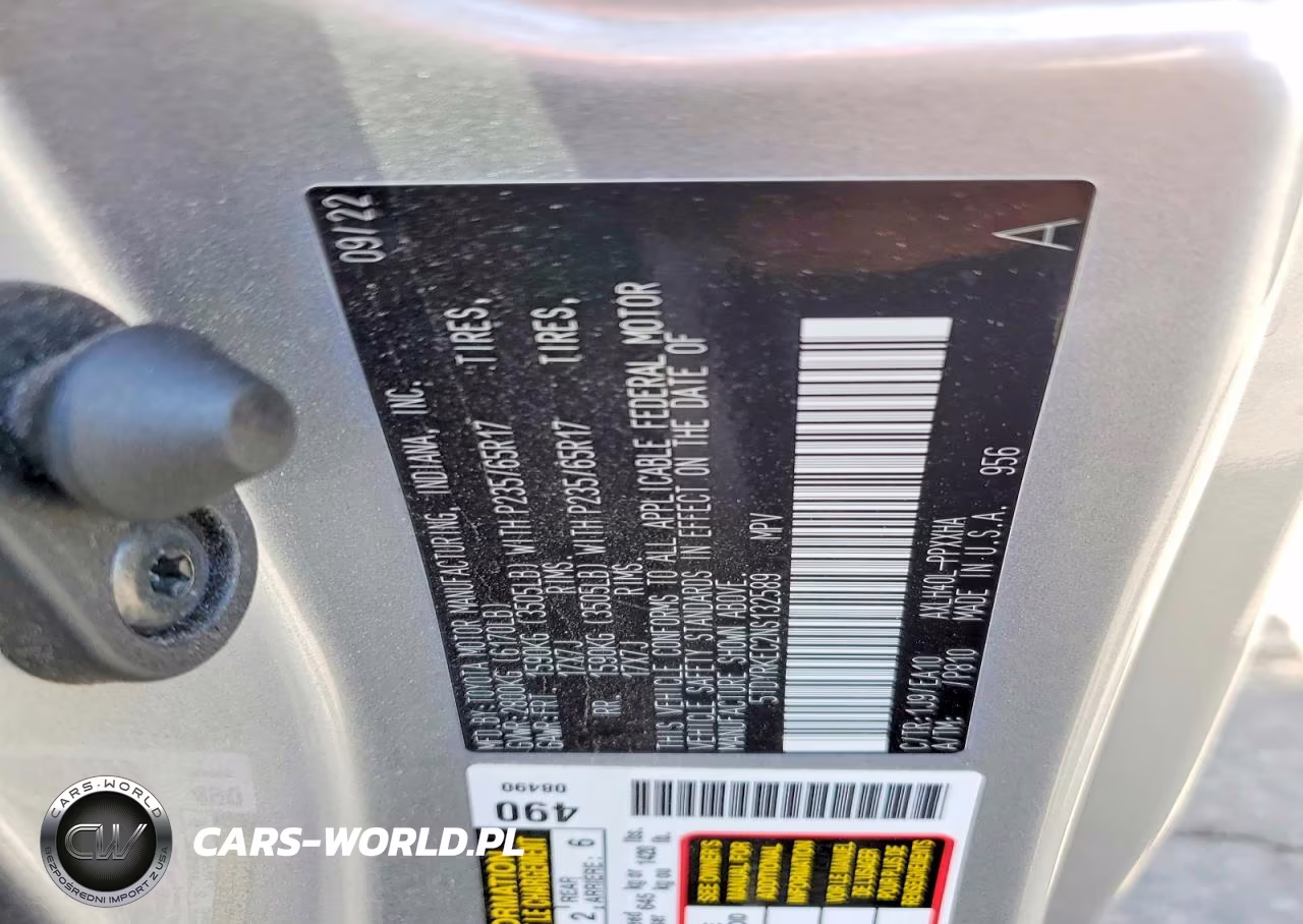 2022 Toyota Sienna Xle VIN:5TDYRKEC2NS132589 - 13