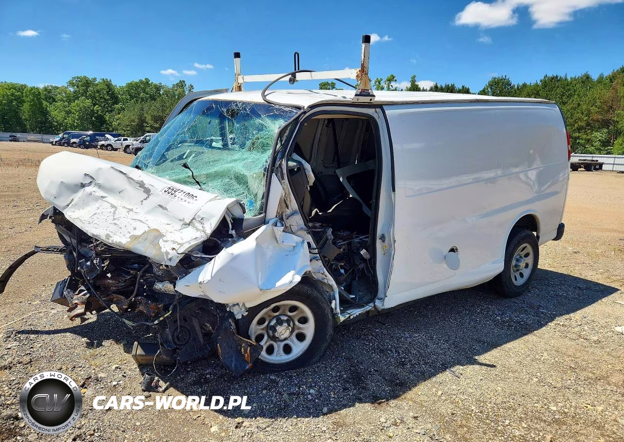 2009 Chevrolet Express G1500 Delivery Van VIN:1GCFG15X091112726 - 1