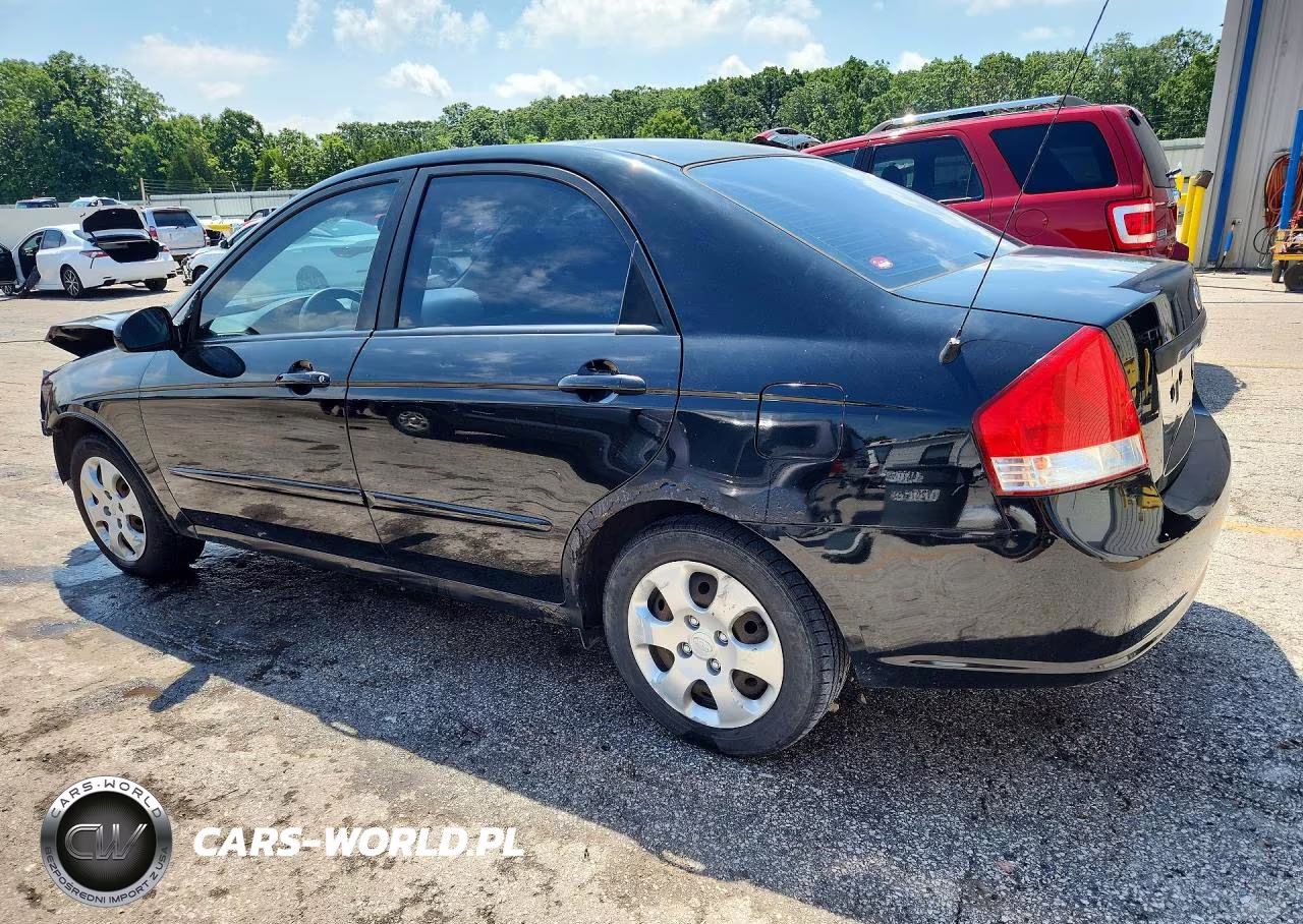 2007 Kia Spectra Lx VIN:KNAFE121675448969 - 2
