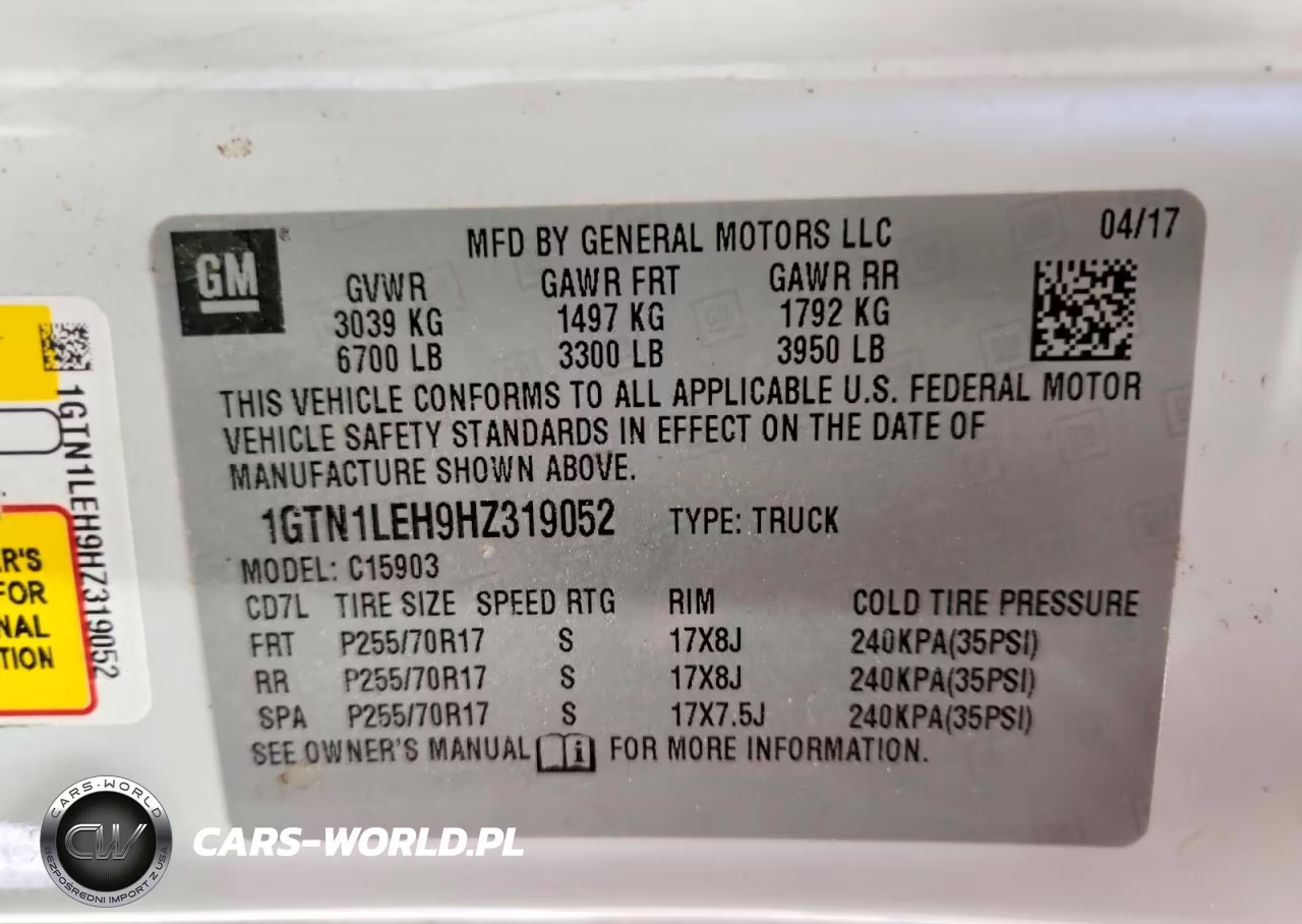 2017 GMC Sierra C1500 VIN:1GTN1LEH9HZ319052 - 12