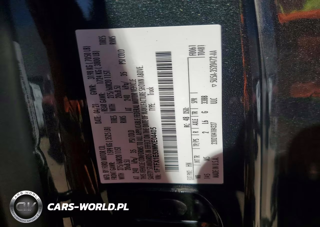 2021 Ford F150 Super Cab VIN:1FTFX1E53MKE04405 - 12