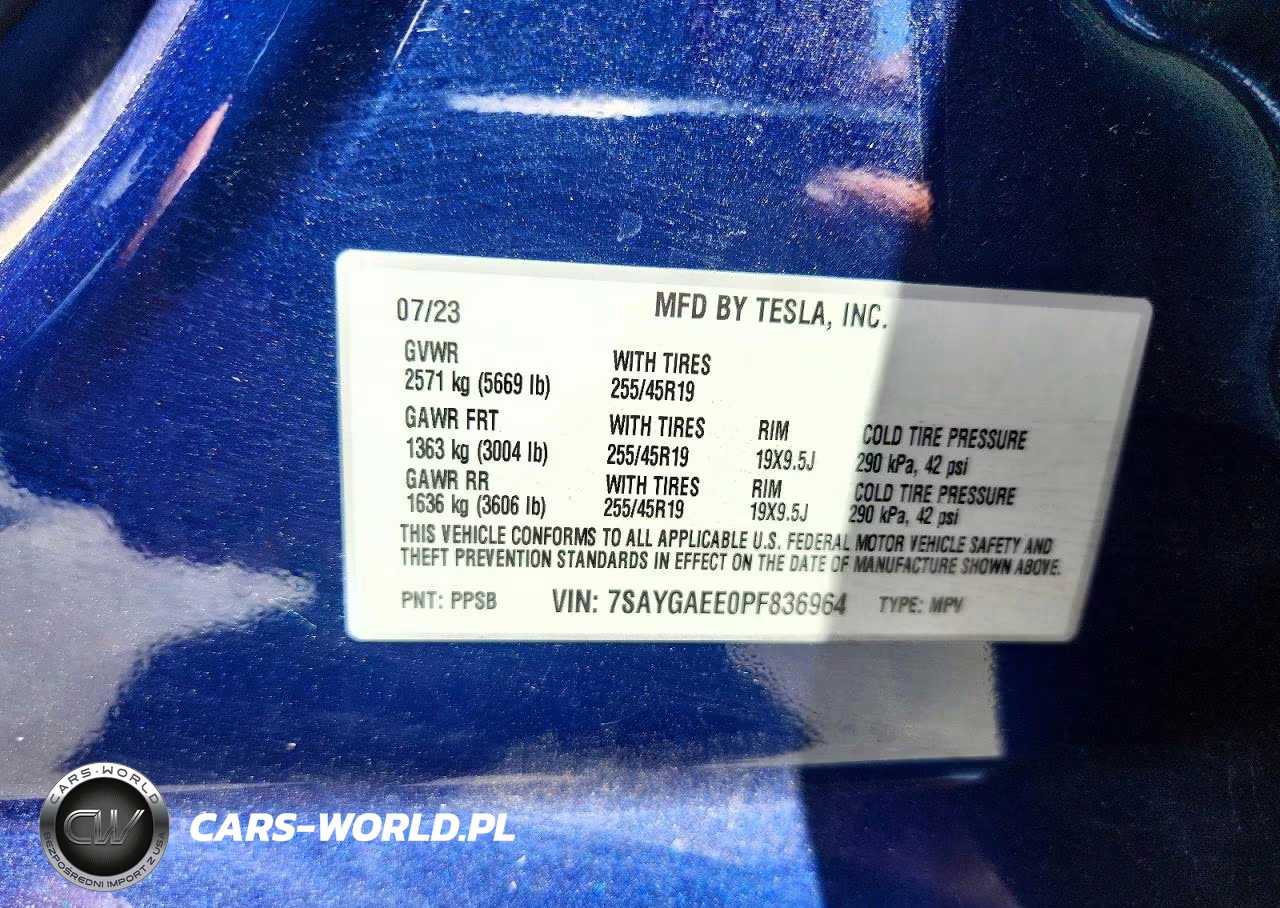 2023 Tesla Model Y VIN:7SAYGAEE0PF836964 - 13