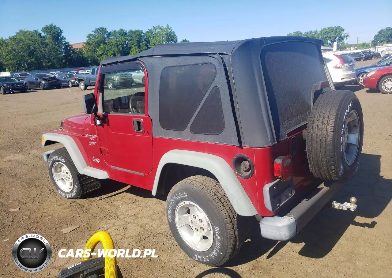 1999 Jeep Wrangler - Tj Sport VIN:1J4FY19SXXP412810 - 2