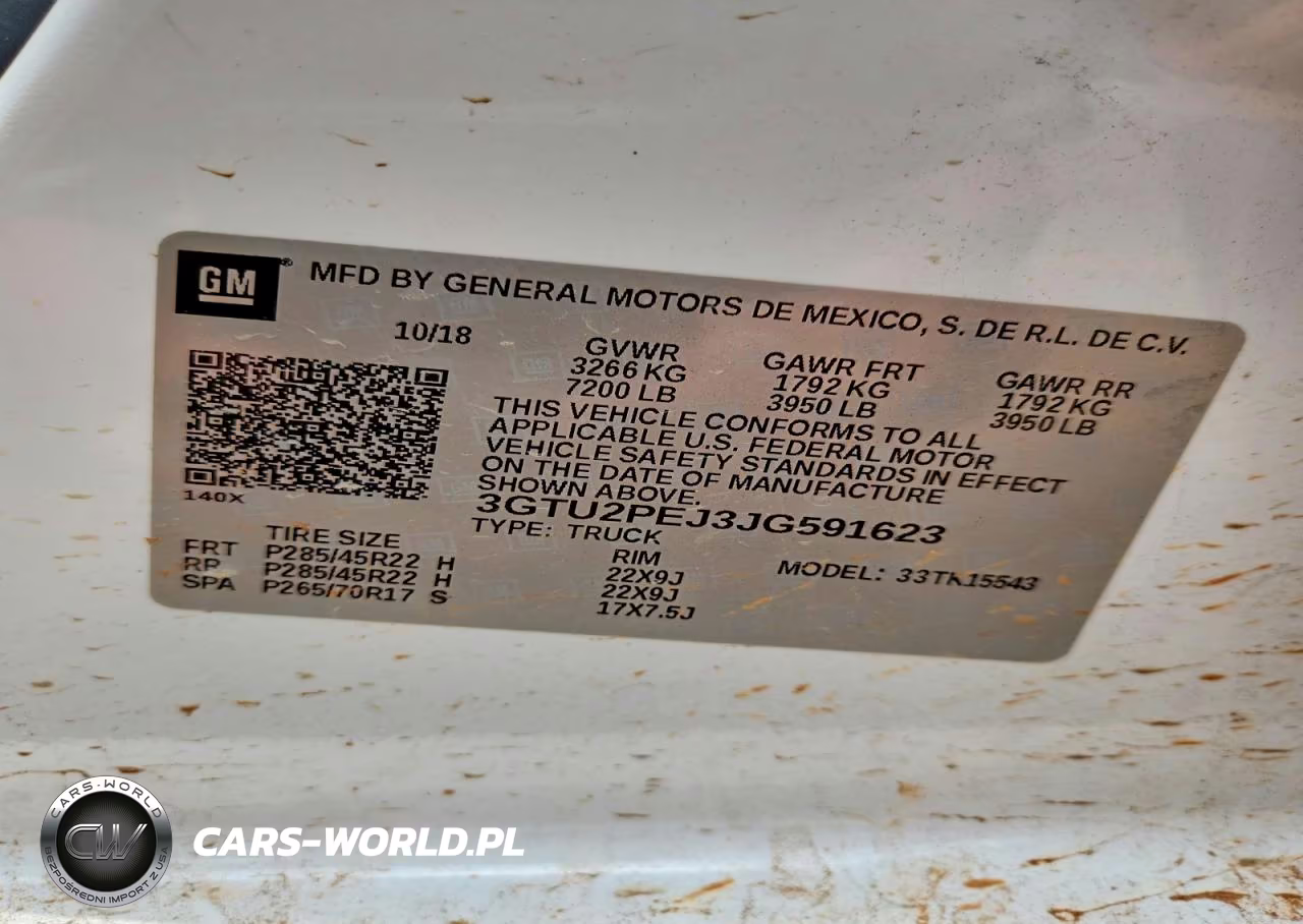2018 GMC Sierra K1500 Denali VIN:3GTU2PEJ3JG591623 - 12