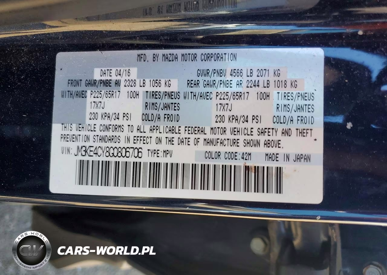2016 Mazda Cx-5 Touring VIN:JM3KE4CY8G0806706 - 13