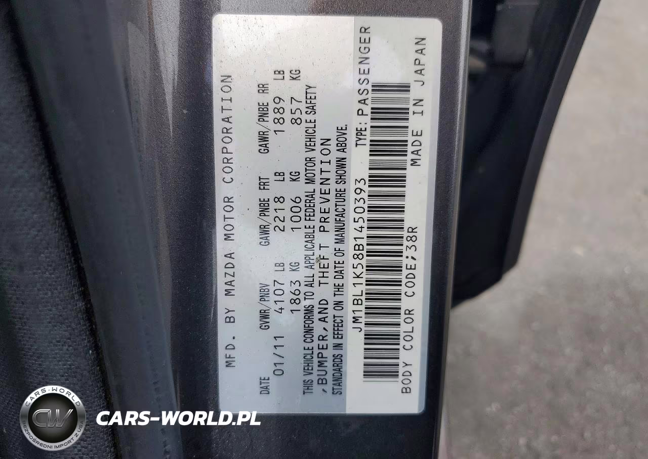 2011 Mazda Mazda3 S Sport VIN:JM1BL1K58B1450393 - 12