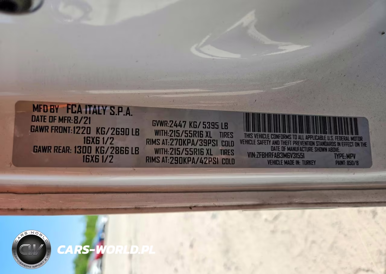 2021 Ram Promaster City Delivery Van VIN:ZFBHRFAB3M6V31551 - 14
