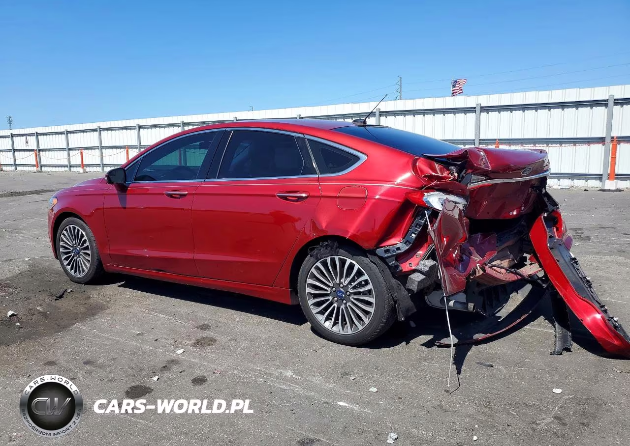 2017 Ford Fusion Titanium VIN:3FA6P0K96HR158796 - 2
