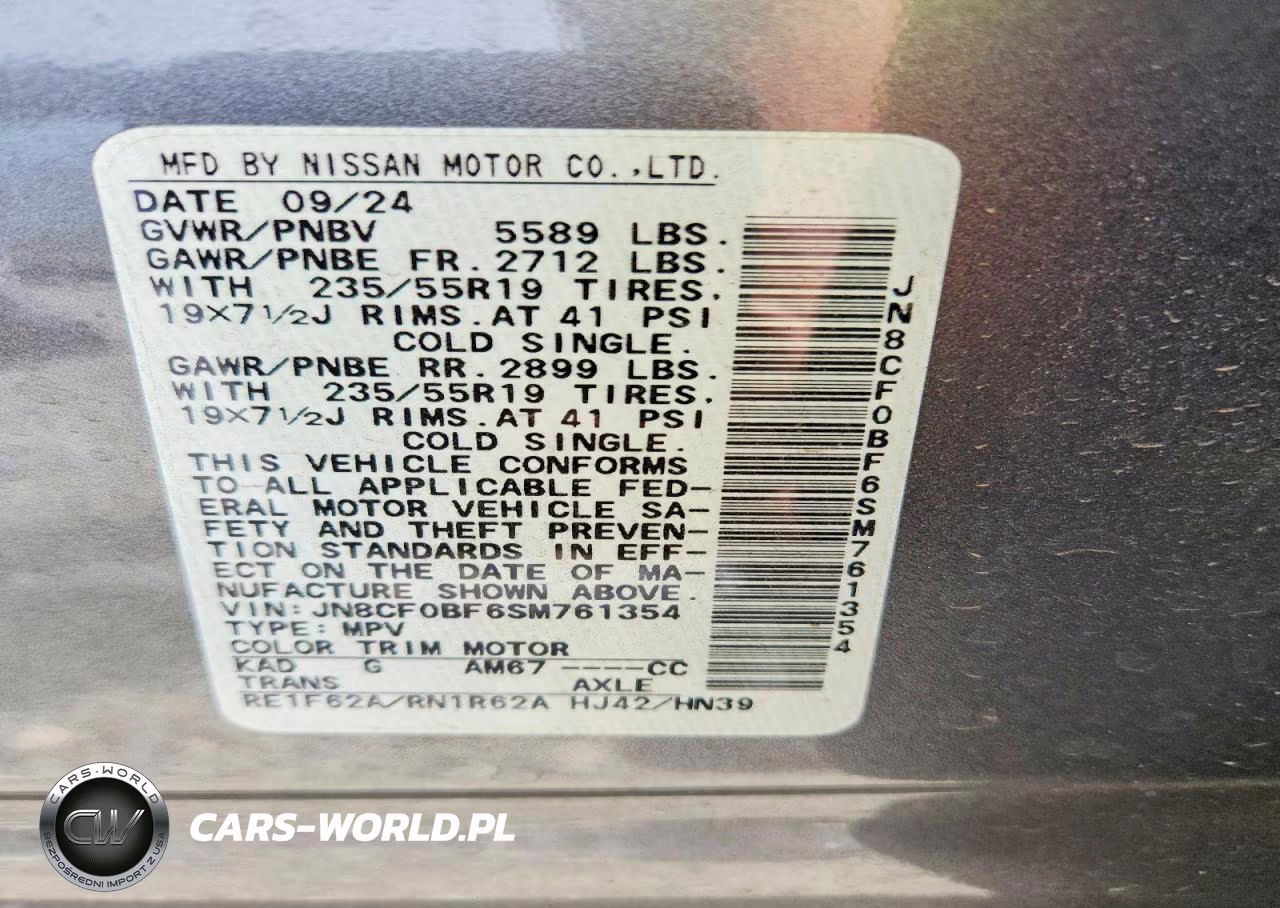 2025 Nissan Ariya Engage VIN:JN8CF0BF6SM761354 - 13