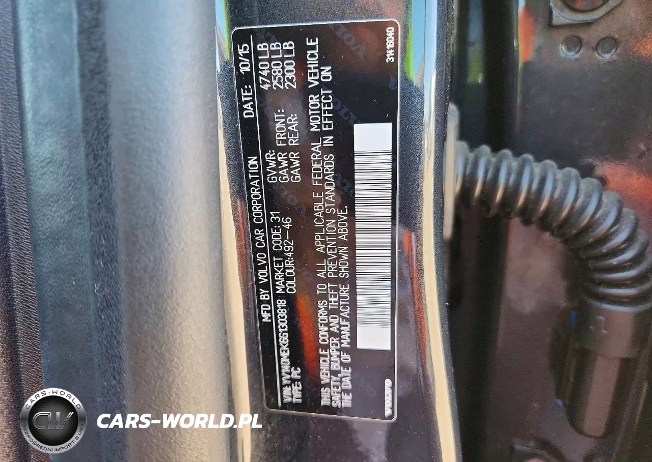 2016 Volv V60 VIN:YV140MEK6G1303818 - 12