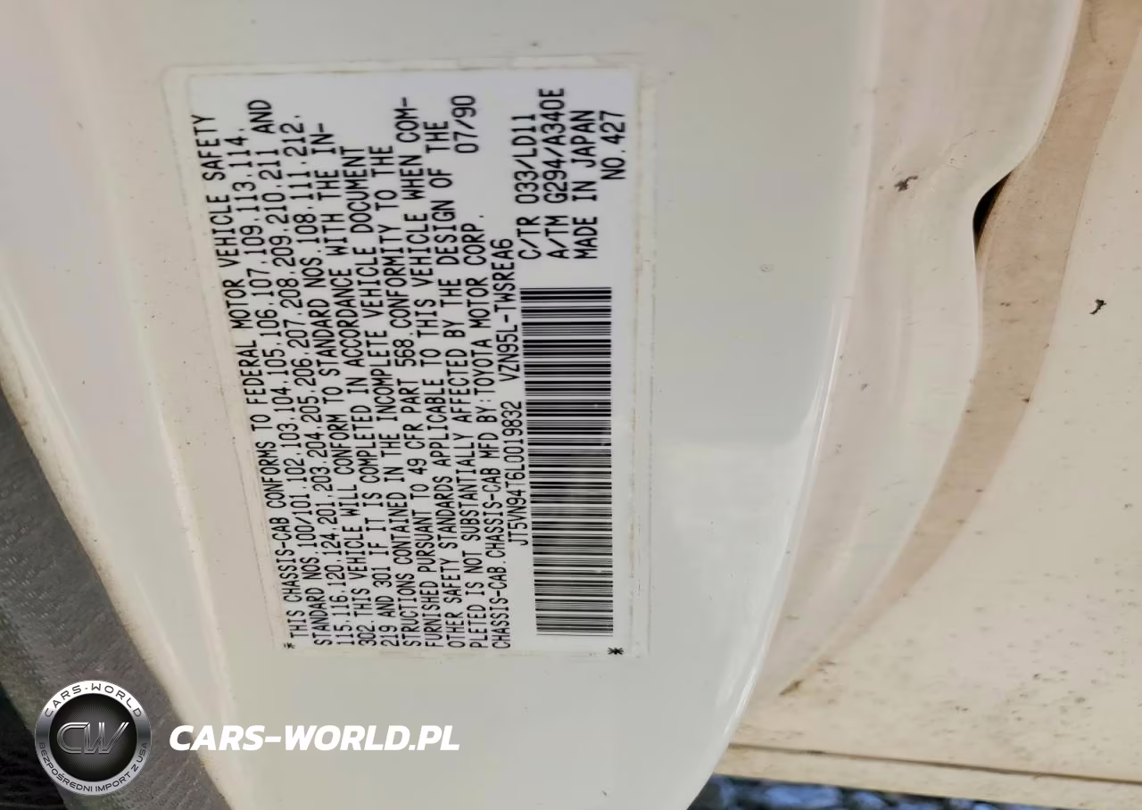 1990 Winn Motorhome VIN:JT5VN94T6L0019832 - 10
