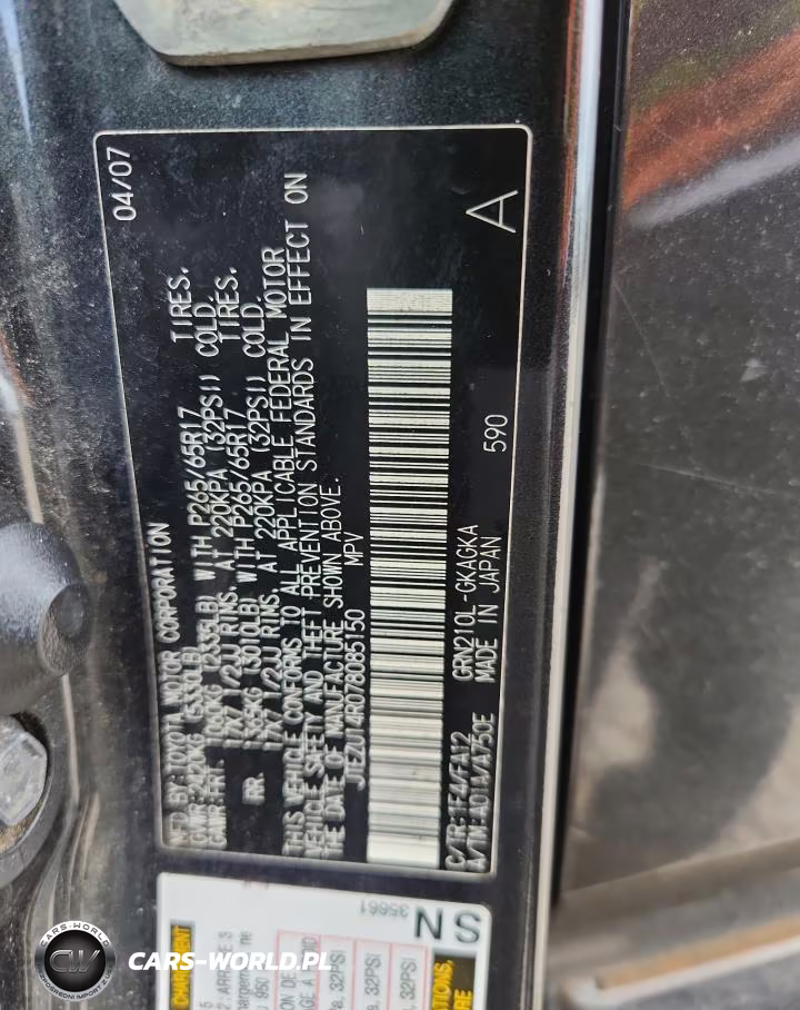 2007 Toyota 4Runner Sr5 VIN:JTEZU14R078085150 - 13