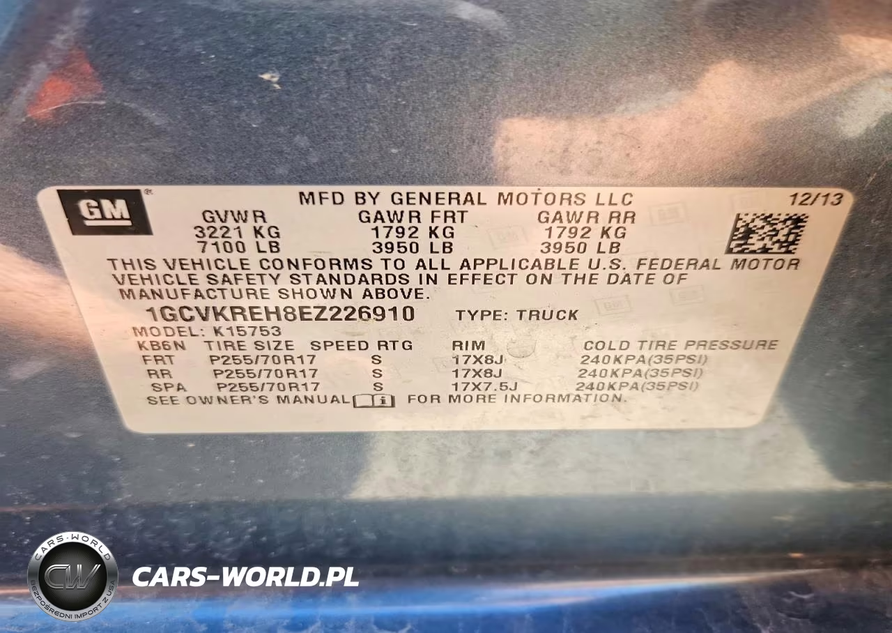 2014 Chevrolet Silverado K1500 Lt VIN:1GCVKREH8EZ226910 - 13
