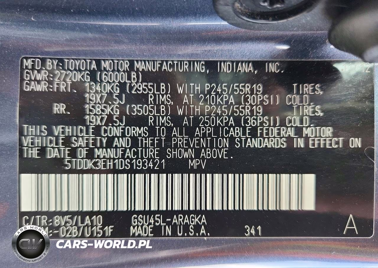 2013 Toyota Highlander Limited VIN:5TDDK3EH1DS193421 - 14
