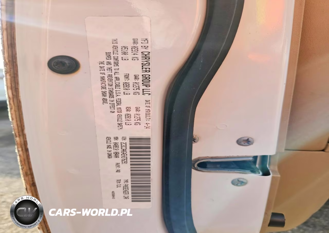 2014 Chrysler 300 VIN:2C3CCAAG4EH276291 - 13