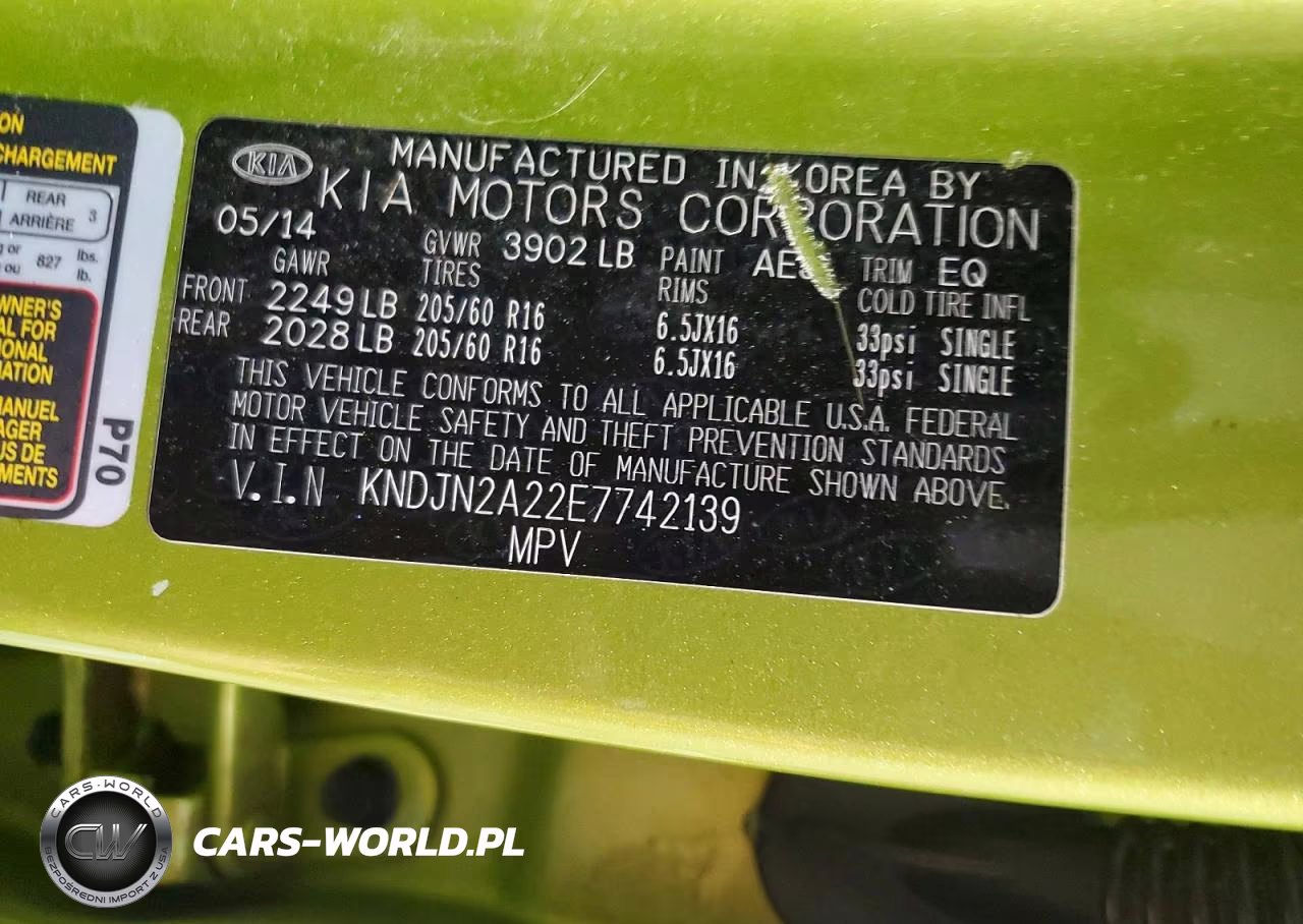 2014 Kia Soul Base VIN:KNDJN2A22E7742139 - 14