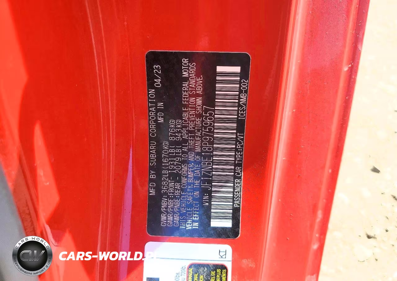 2023 Toyota Gr 86 Premium VIN:JF1ZNBE18P9759657 - 12