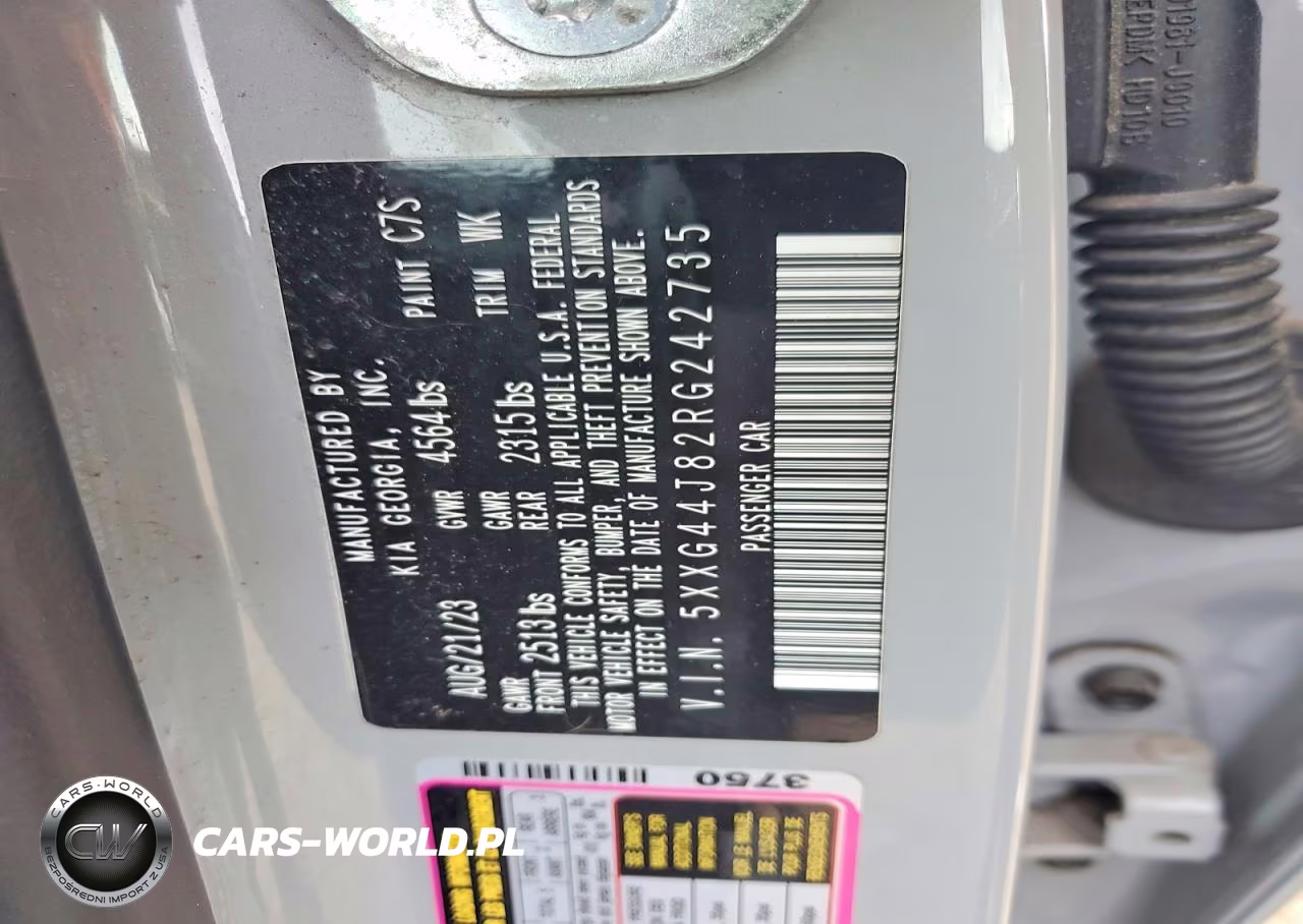 2024 Kia K5 VIN:5XXG44J82RG242735 - 12