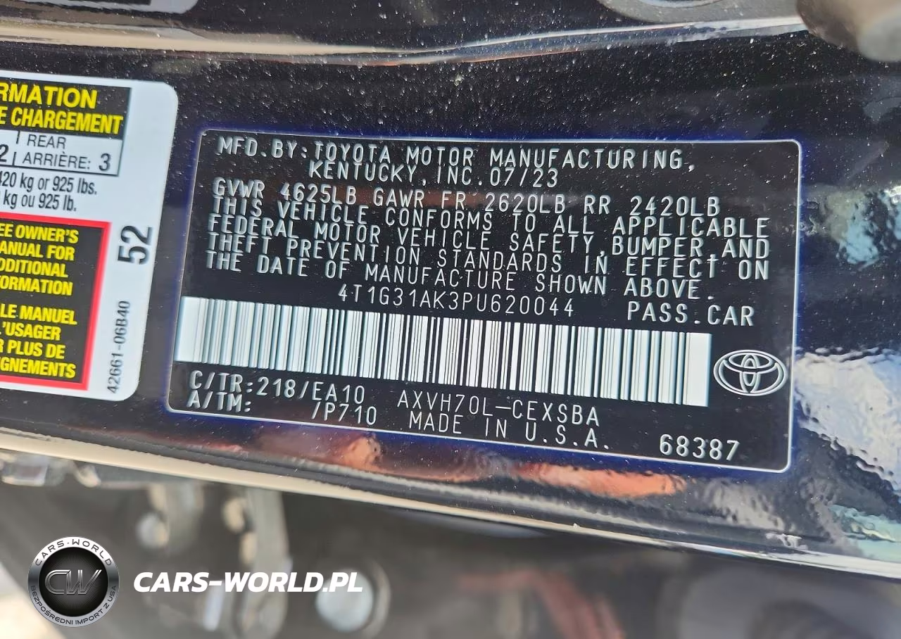 2023 Toyota Camry Hybrid Se VIN:4T1G31AK3PU620044 - 13