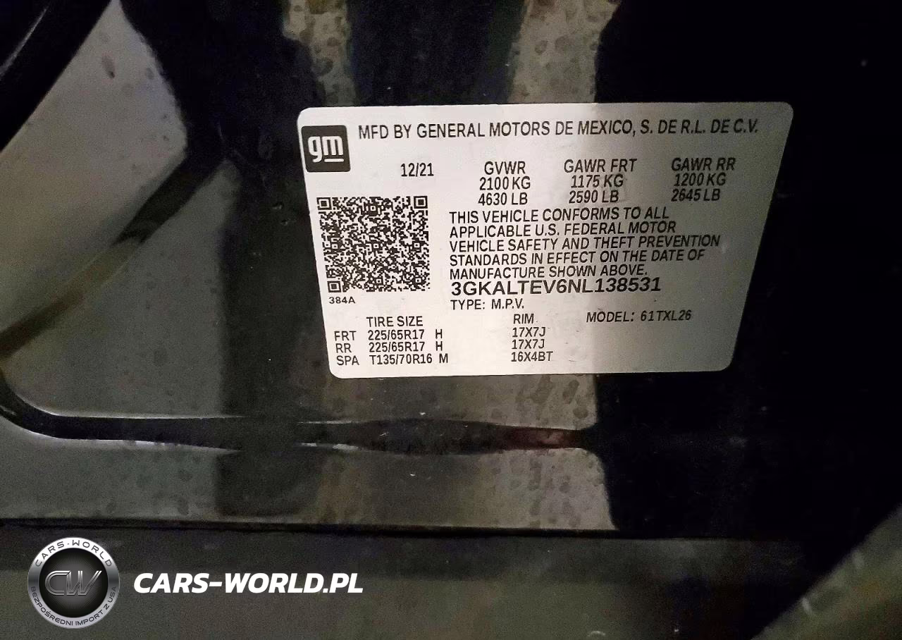 2022 GMC Terrain Sle VIN:3GKALTEV6NL138531 - 14