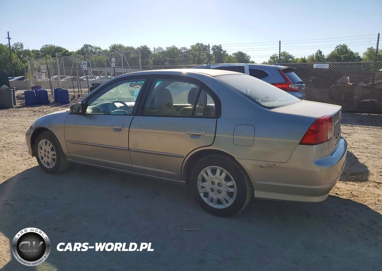 2004 Honda Civic Lx VIN:JHMES16504S002395 - 2