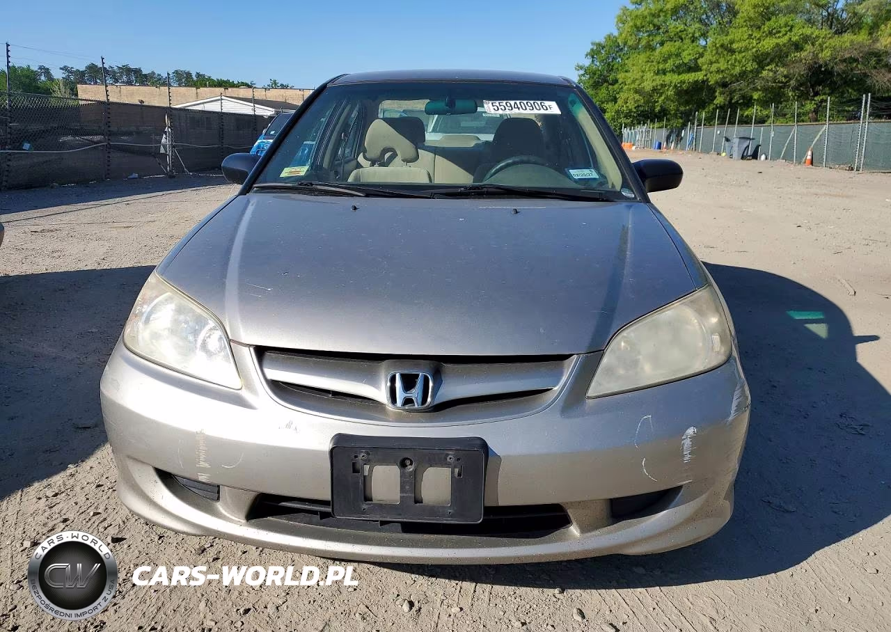 2004 Honda Civic Lx VIN:JHMES16504S002395 - 5