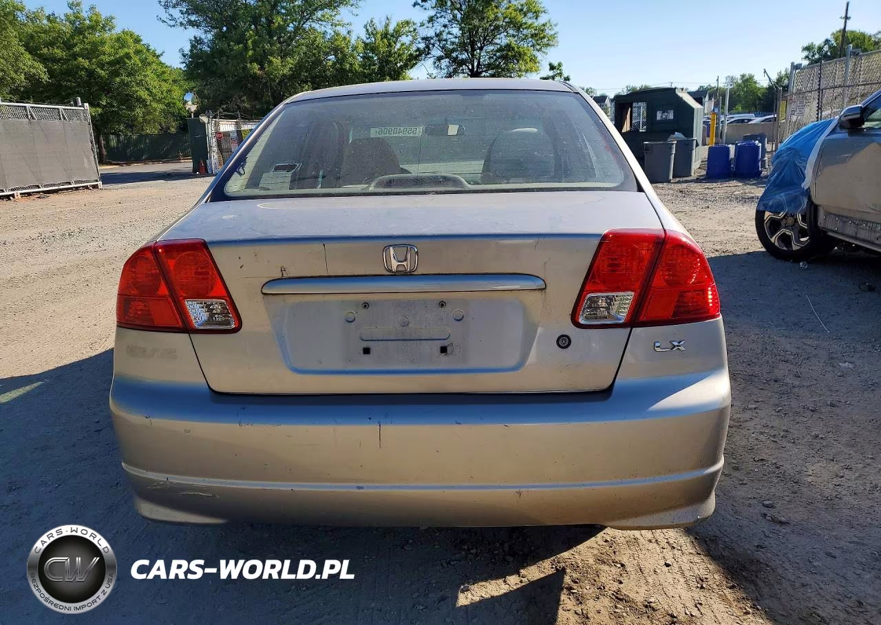 2004 Honda Civic Lx VIN:JHMES16504S002395 - 6