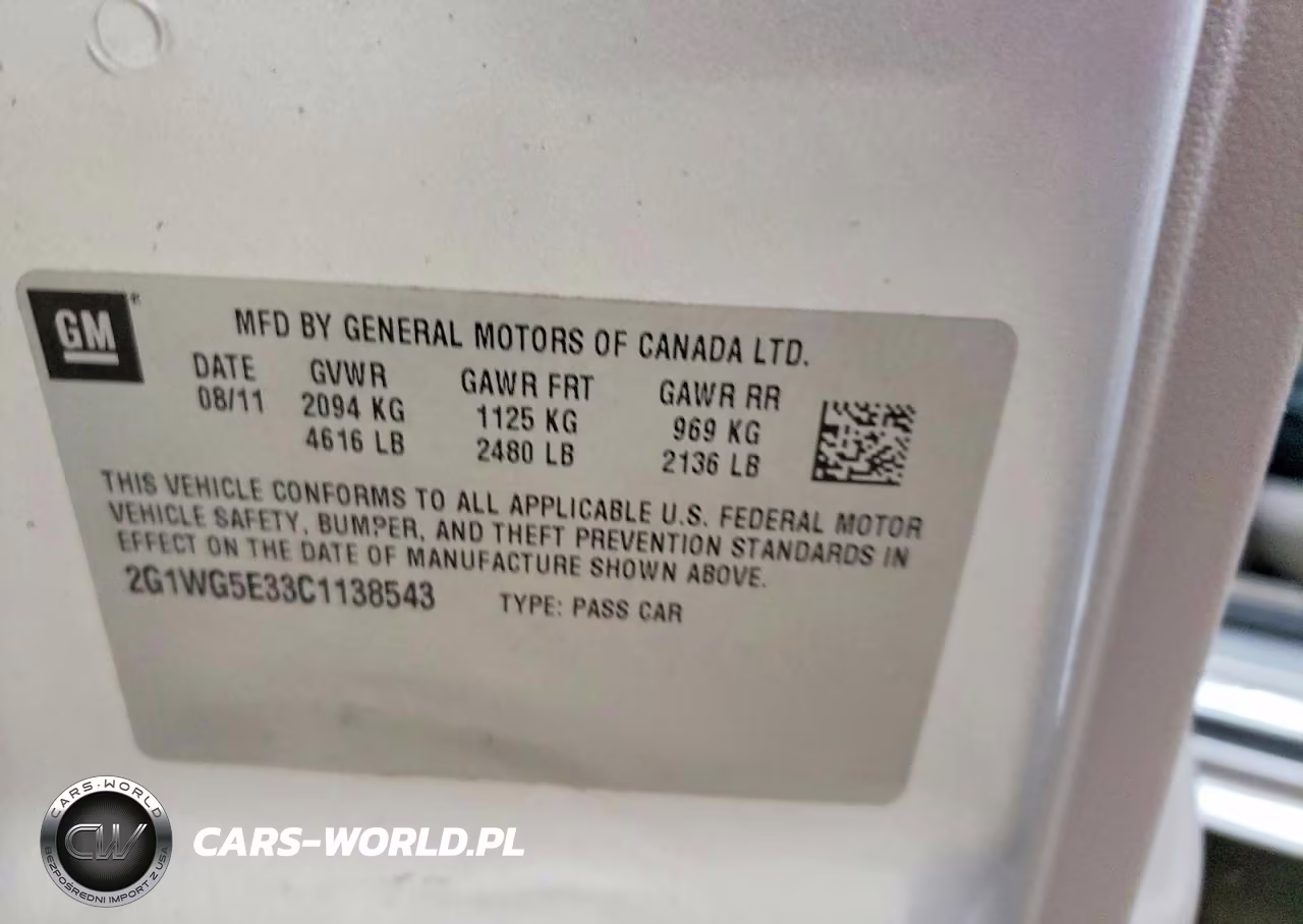 2012 Chevrolet Impala Lt VIN:2G1WG5E33C1138543 - 13